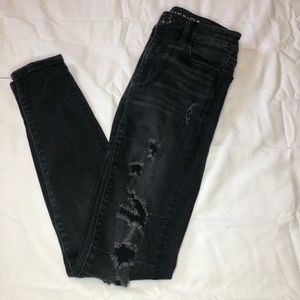 Hi-Rise black Jeggings